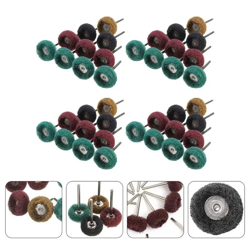 

40pcs Practical Grinding Wheel Grinding Heads Polishing Head (Assorted Color)