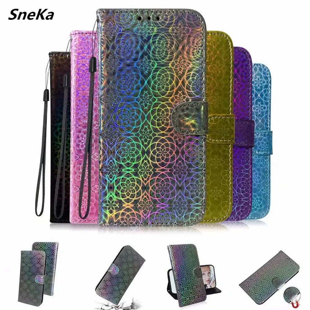 Чехол-бумажник с художественными цветами для iPhone XS Max XR 6 6S 7 8 Plus X 11 Pro в стиле ретро