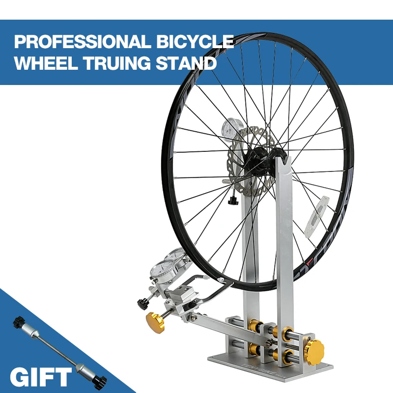 Профессиональная подставка для колес велосипеда с индикатором циферблата набор