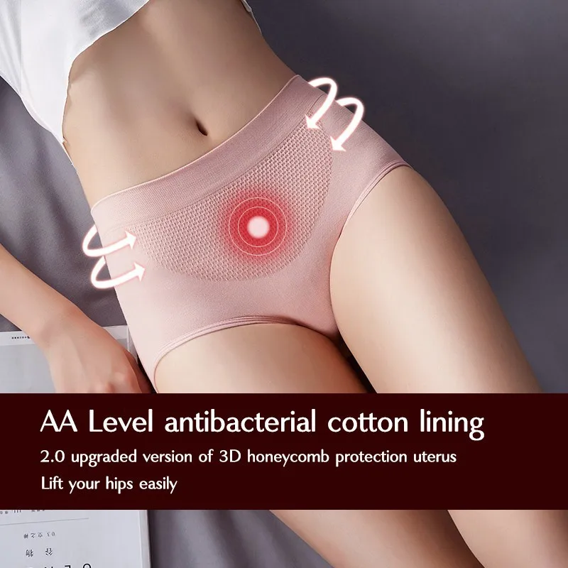 Женское Бесшовное нижнее белье женские трусы боксеры дышащее кружевное