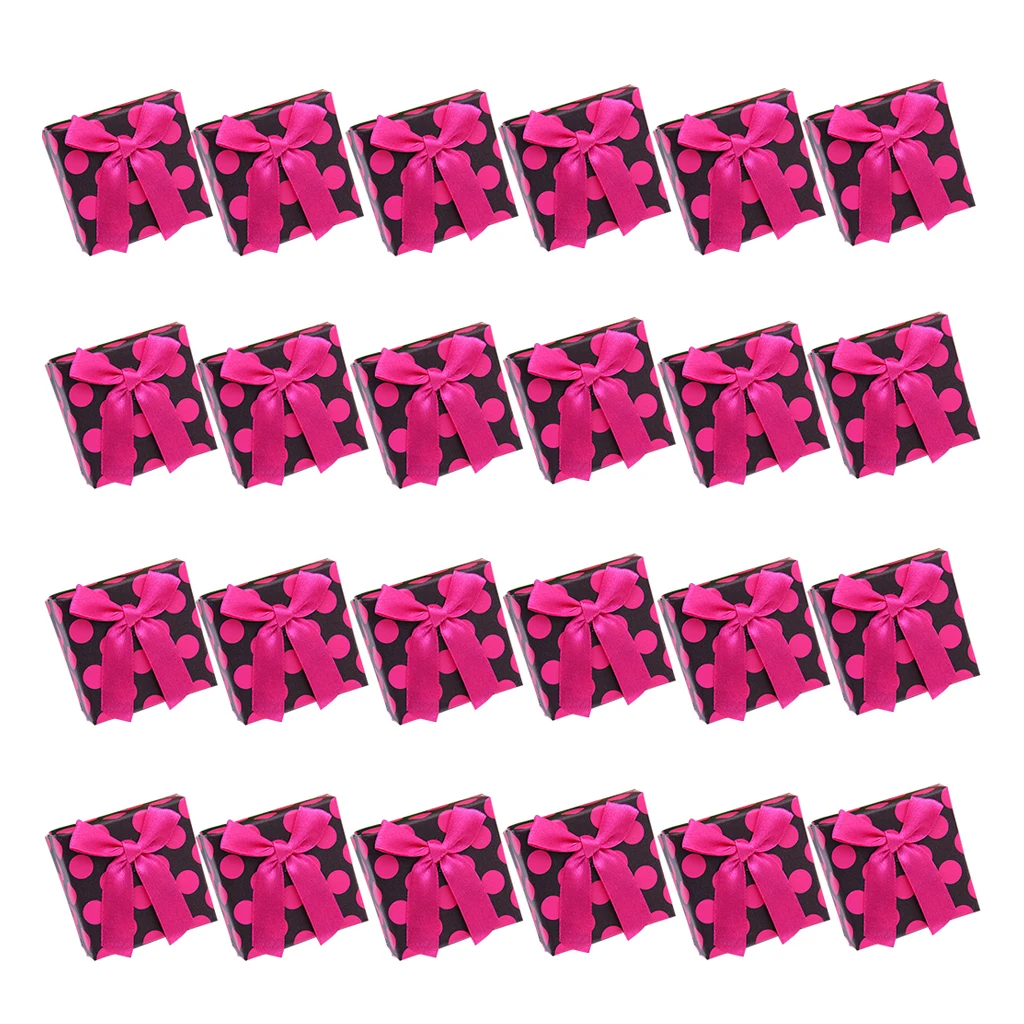 

24x Jewelry Gift Boxes For Rings Earrings For Anniversaries, Weddings, Birthdays