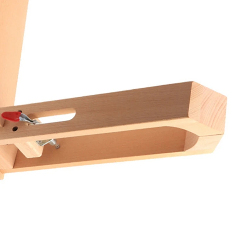 

Hand-Sewn Wooden Clip DIY Hand-Sewn Tool Suture Wooden Clip Beech Leather Wooden Frame Hand-Stitched Clamp