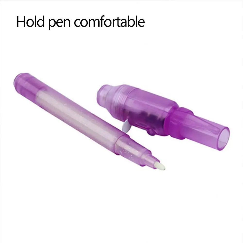 4 шт. невидимая чернильная ручка волшебный светильник маркер детская для