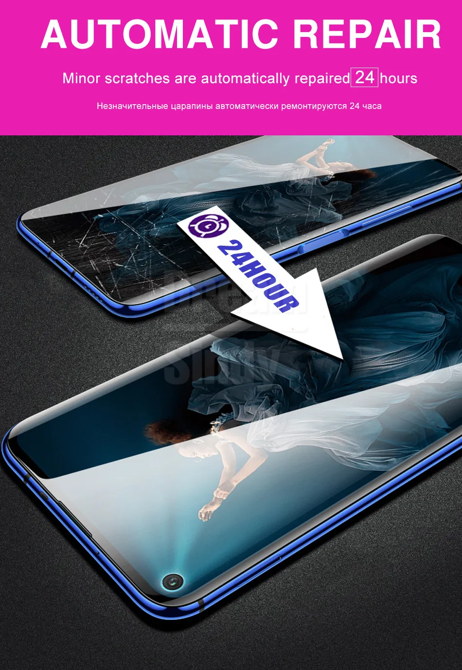 3-1 шт 200D Гидрогелевая пленка для huawei Honor 8 9 10 Lite P8 Lite защитная пленка Honor 10i 20 Pro 8X 9X Pro пленка для экрана телефона