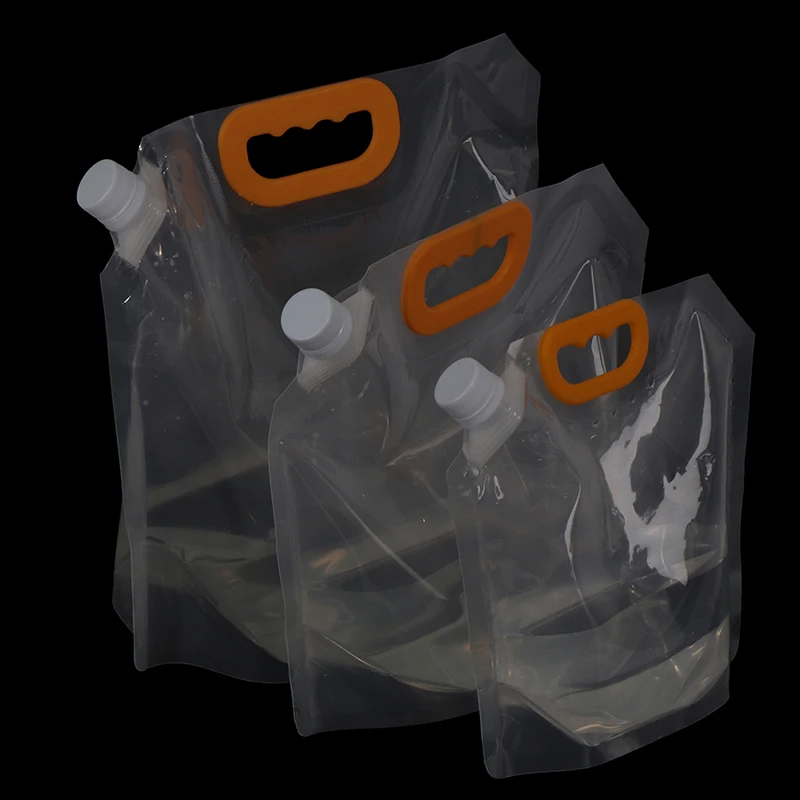 1PC 1.5/2.5/5L Stand-up Safety Drink Packaging Bag Pouch Beer Juice Milk Liquid Wedding Party Drinking Bags | Дом и сад