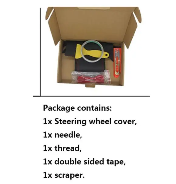 Швейные натуральная кожа чехол рулевого колеса автомобиля автомобильные