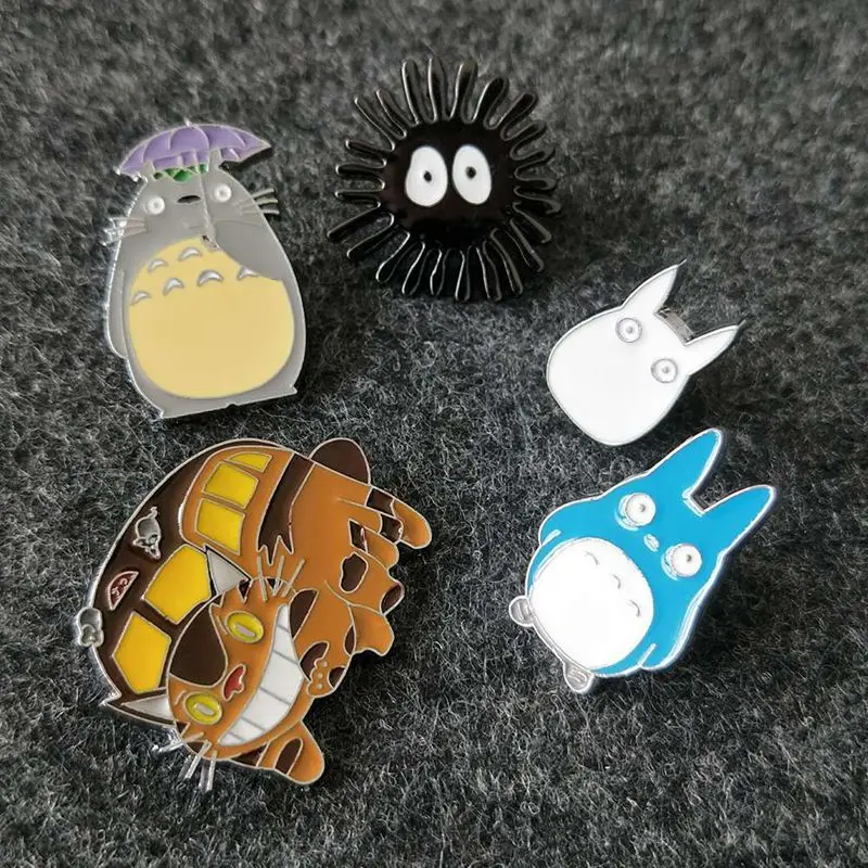 1 шт. модные креативные Мультяшные аниме Броши Тоторо пять стилей для женщин и