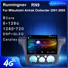 Runningnav для MItsubishi Airtrek Outlander 2002-2008 Android автомобильное радио, мультимедийный видеоплеер, навигация GPS
