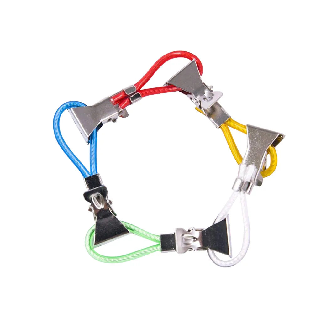 5 шт. кухонное полотенце Подвесные Зажимы клипсы с застежкой липучкой для рук