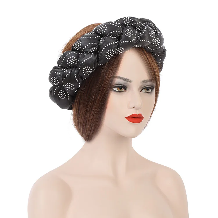 

2021 Fashion Style African Women Headtie African Caps Woman Hats