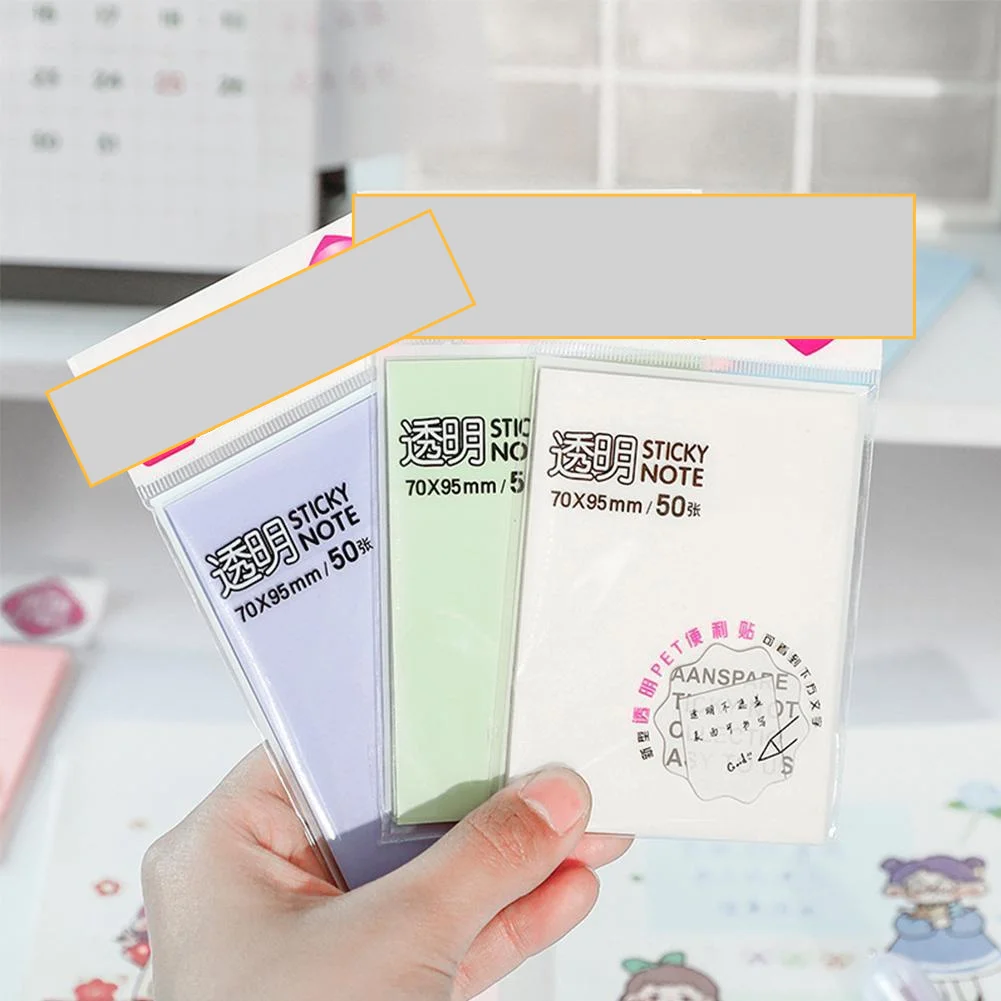 

Прозрачный блокнот для записей, 50 листов/упаковка