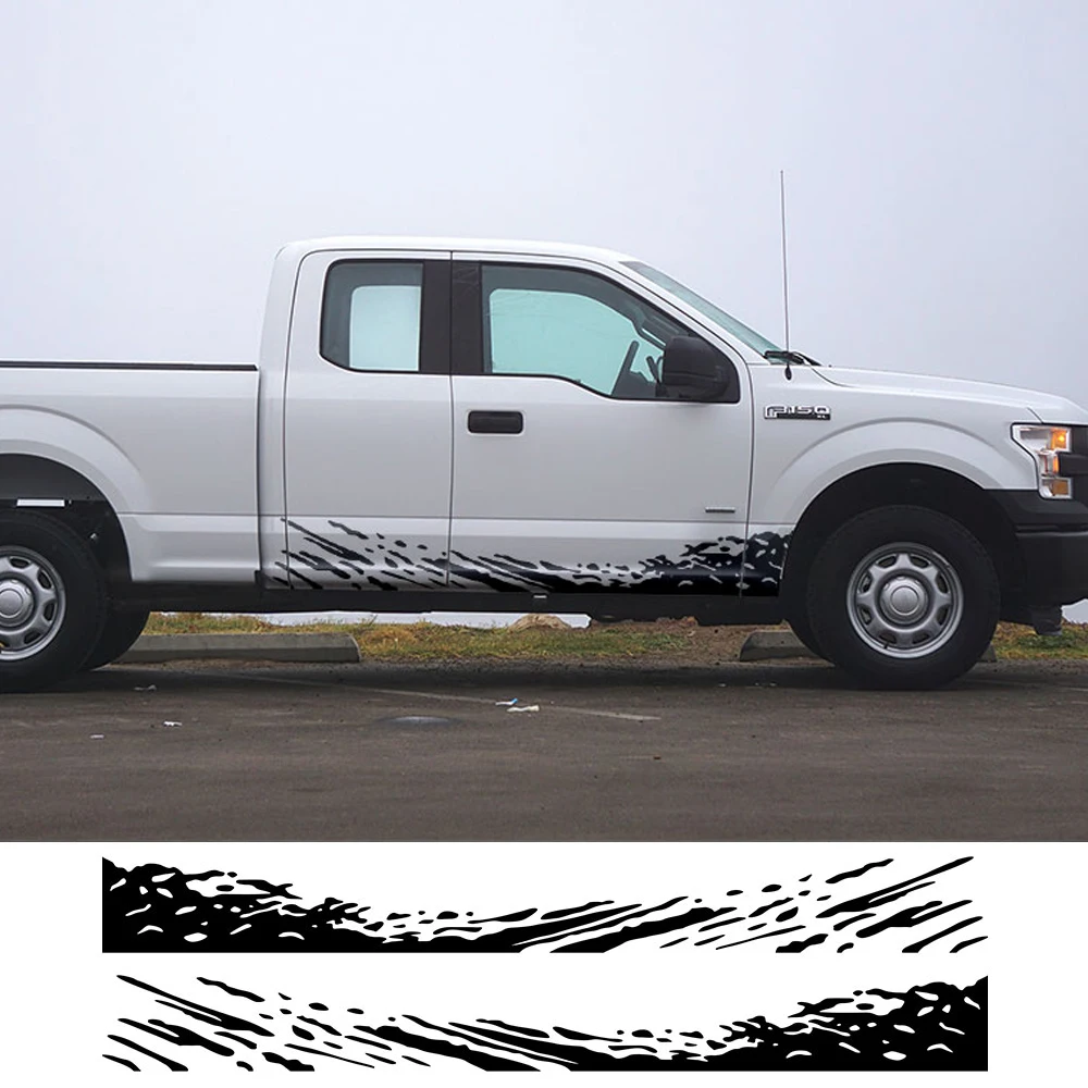 

2 шт., виниловые наклейки-брызги на дверь автомобиля Ford Ranger Raptor F150 F250 F350 F450 F550 F650 F750