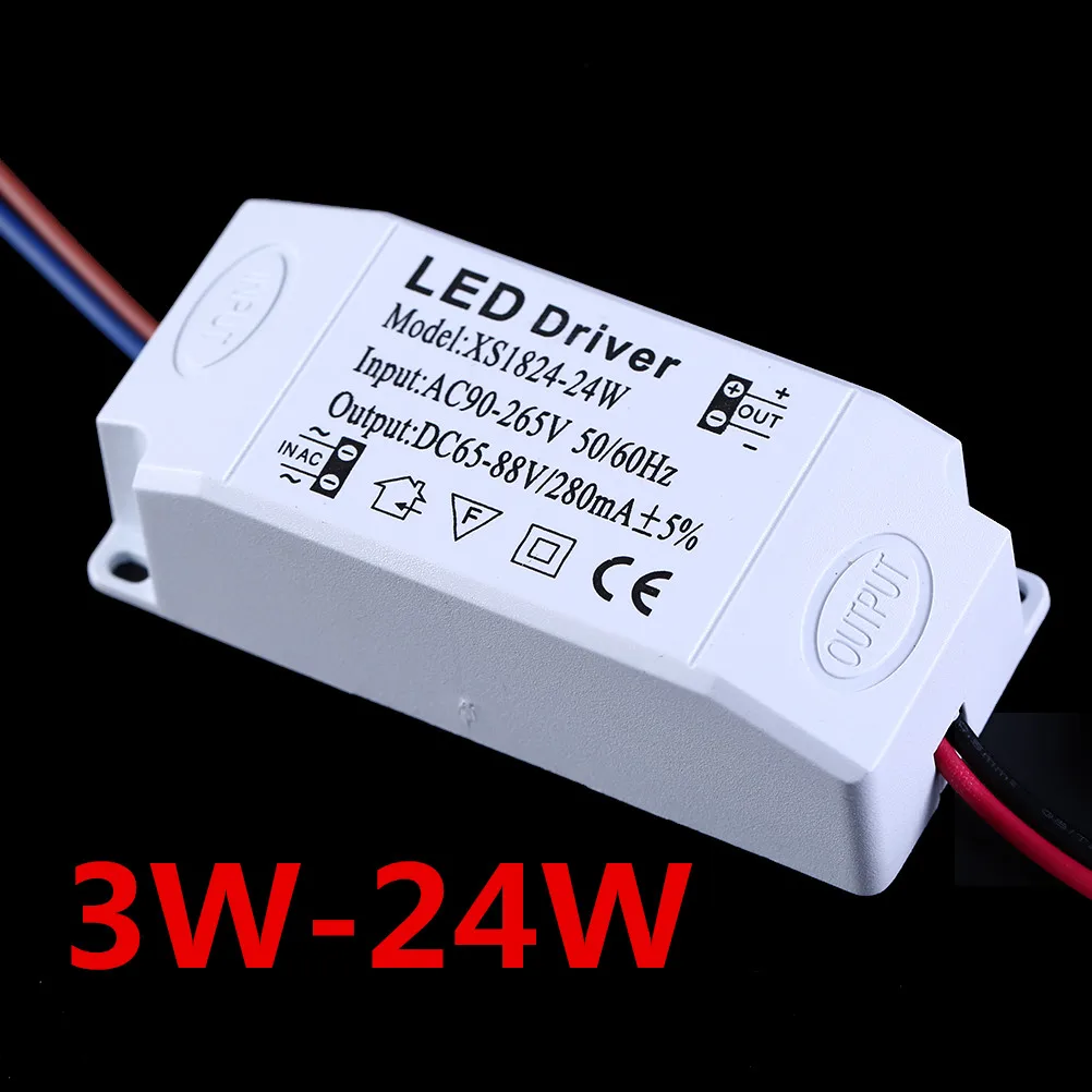 

1PC Lighting Transformer LED Driver Adapter Transformer Switch For LED Lights 1W 7W 15W 18W 24W 36W Power Supplies