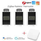 Программируемый термостат Tuya ZigBee, термостат с таймером, привод клапана радиатора, для умного дома Alexa Google Home