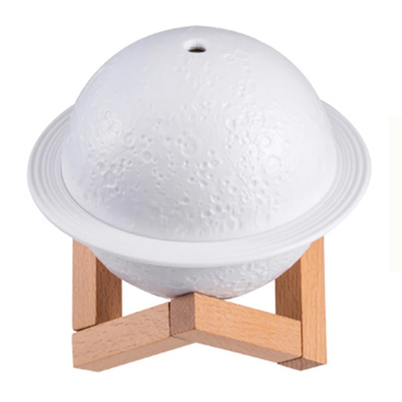 

USB 200ML 3D Planet Air Humidifier LED Light Aroma Mist Diffuser Purifier Night Lamp with Bracket Home Office Desk Decor