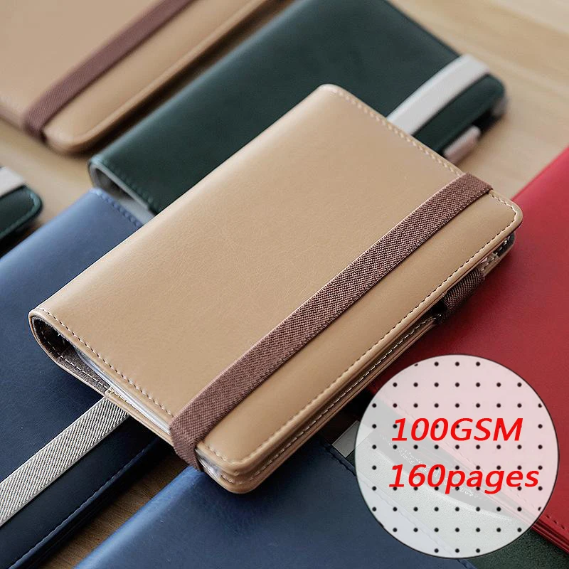 A5 A6 спираль повязки кожаная тетрадь для дневника тодо еженедельно ежемесячный