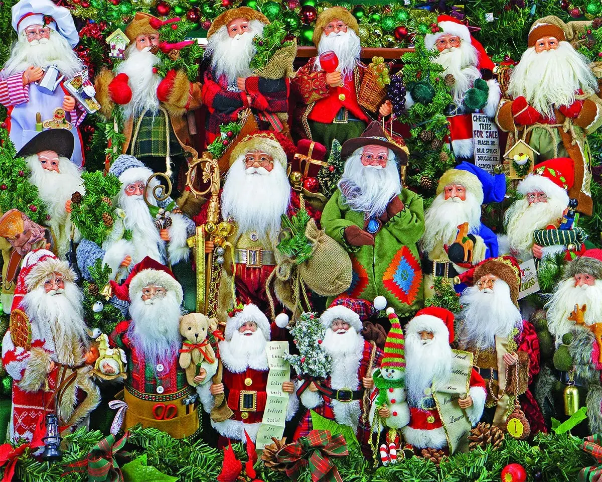 

1000 Piece Jigsaw Puzzle Santa Collection Homeschool Supplies Educational Wood Toys Learning Toys for Children Learning Toys