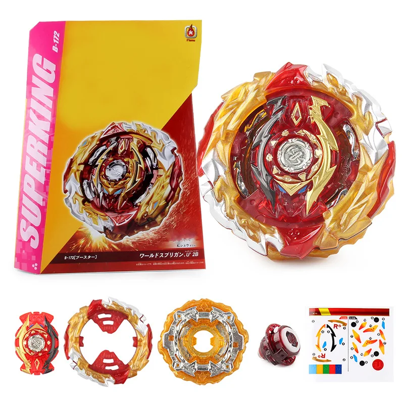 

Newest Beyblades Burst GT Metal Fusion B172 Alloy Boxed Gyro with Two-way Cable Launcher Toys for Children
