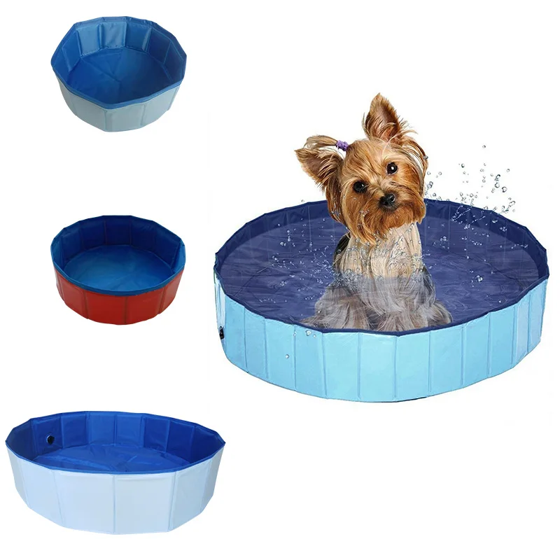 Летний складной бассейн для собак портативные плавательные бассейны