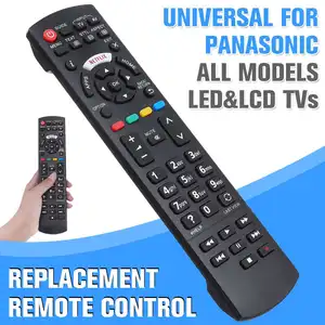 universal tv remote control for lcd led hdtv remote controller for panasonic tv n2qayb000572 n2qayb000487 eur76280 free global shipping