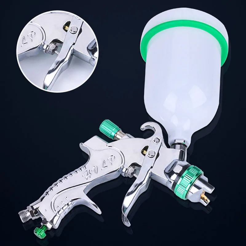 

2021 New 2008HVLP Auto Paint Air Spray Gun Kit Gravity Feed Car Primer 1.4MM~2.0MM Nozzle Power Tools Spray Gun Aluminum Alloy