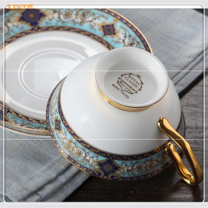 1 Набор Высококачественная Европейская керамическая кофейная чашка блюдце