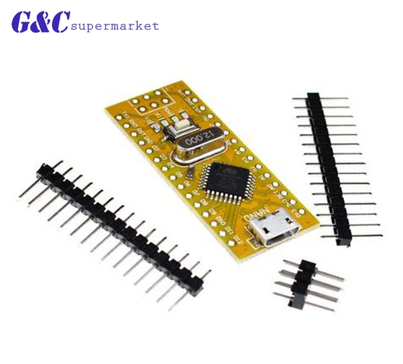 Макетная плата Nano V3.0 ATmega168/328 P CH340G/5 В 16 м микроконтроллер для arduino ATF DIY Электроника