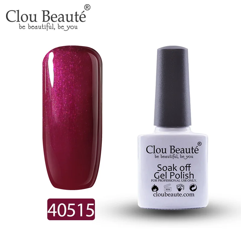 40515 Гель-лак для ногтей Clou Beaute 79 цветов полуперманентный замачивающийся лак для ногтей маникюрный УФ СВЕТОДИОДНЫЙ Цветной Гель-лак 10 мл серия Nude - Цвет: 40515