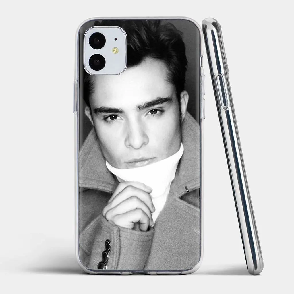 Мягкий чехол-накладка для iPhone 11 Pro 4 4S 5 5S SE 5C 6 6S 7 8 X XR XS Plus Max iPod Touch Сплетница Ed Westwick