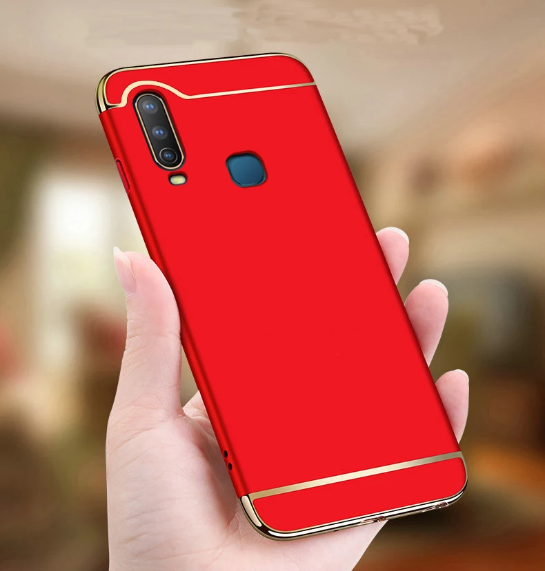 Ультратонкий Жесткий чехол с рамкой для Vivo IQOO Z5X V7 Plus Y17 S1 V15 X27 V11 Pro Y91 Y93 Y95 Y97 U1 Y69 V9