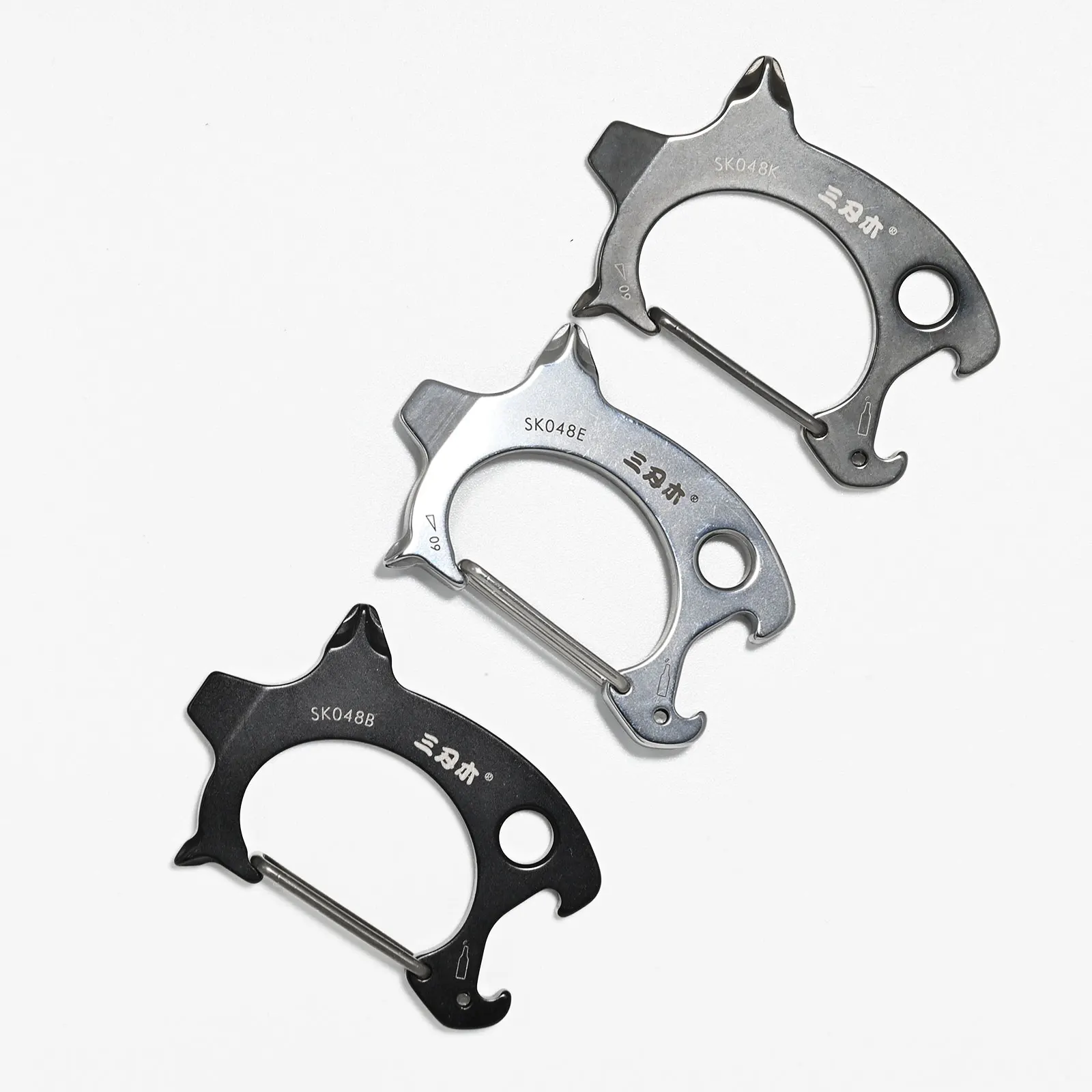 SANRENMU SK047/SK048 многофункциональный брелок/Пряжка/кольцо Edc многофункциональные