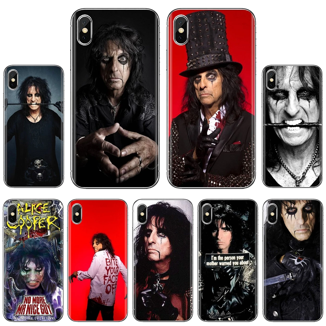 Силиконовый чехол для Huawei Y6 Y5 2019 Xiaomi Redmi Note 4 5 6 7 8 Pro Mi A1 A2 A3 6X 5X 7A Heavy metal band Alice