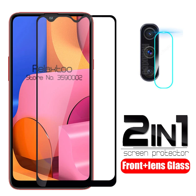 2 в 1 камера закаленное стекло для samsung a20s протектор экрана на galaxy a 20s a207F защитная