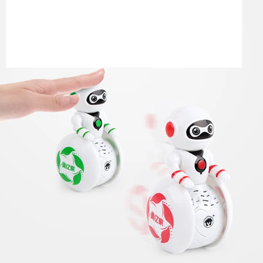 Музыкальный Неваляшка робот для раннего обучения раздвижной звук и светильник