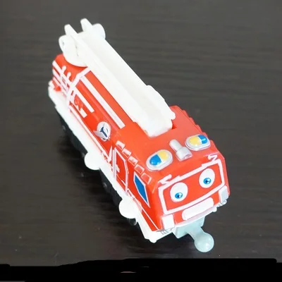 Chuggington паровозики, игрушки, 19 видов, оригинальная железная дорога, новинка, трактор, игрушка, поезд, металлический двигатель, игрушечный автомобиль, масштаб, литье под давлением, металлическая игрушка, автомобиль - Цвет: Fire engine