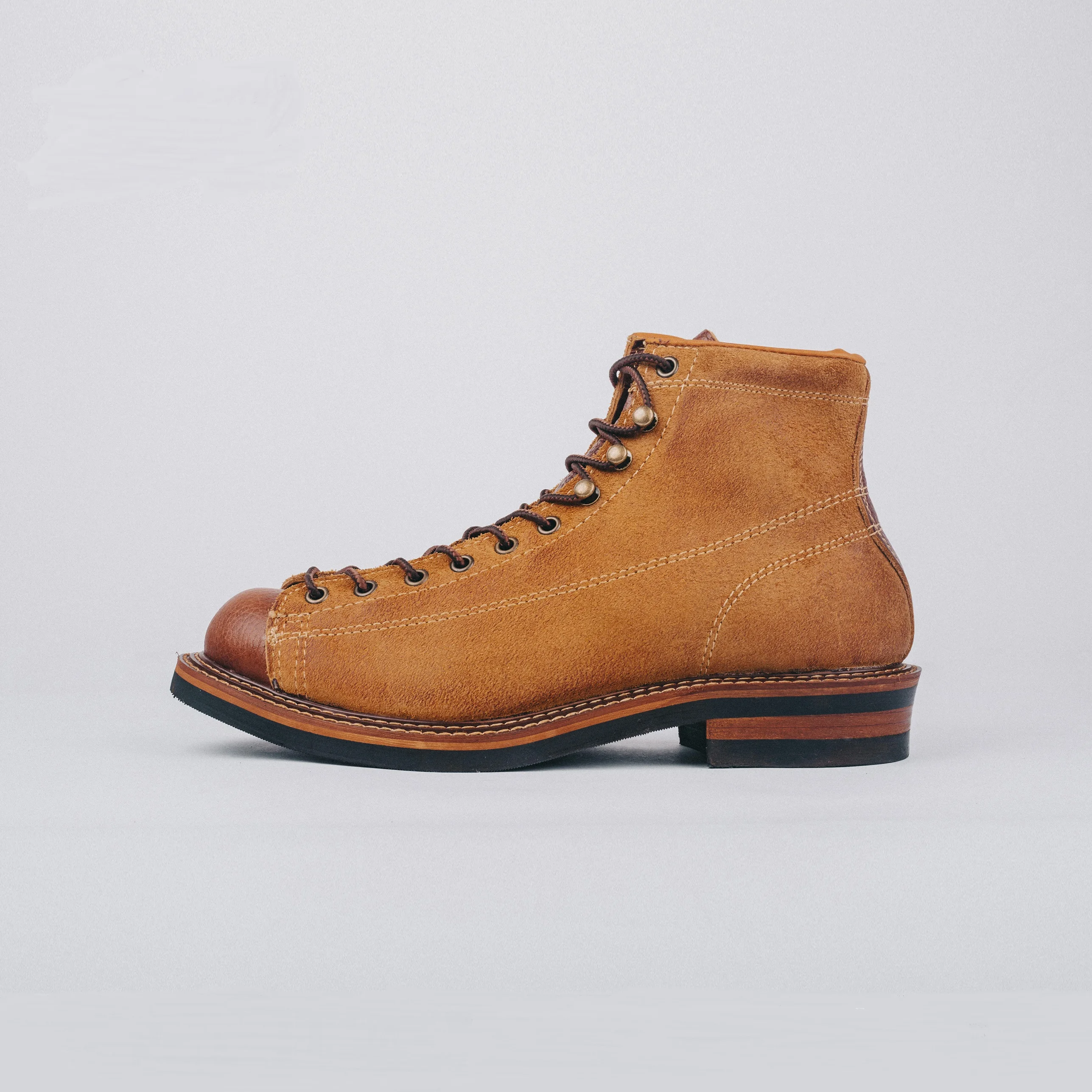 Мужская обувь с круглым носком винтажные ботильоны из натуральной воловьей кожи