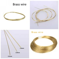 1pcs brass wire line diy wires material diameter 0 5mm 0 6mm 0 8mm 1mm length 10meter