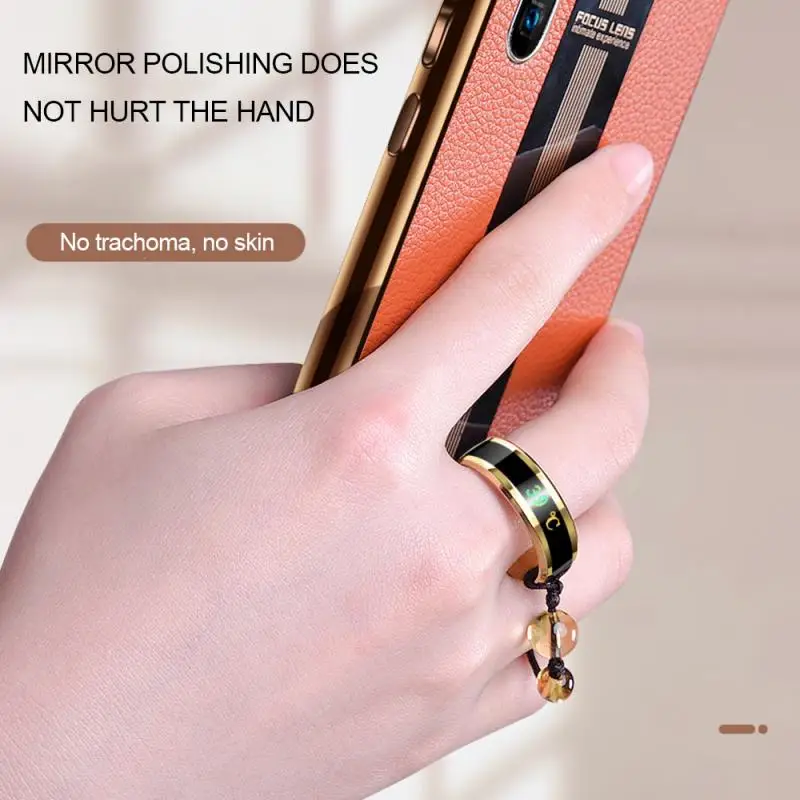 

Phone Lanyard For Keys Phones Strap For IPhone Huawei Keycord Finger Rings Buckle Mobile Phone Accessories Temperature Sensing