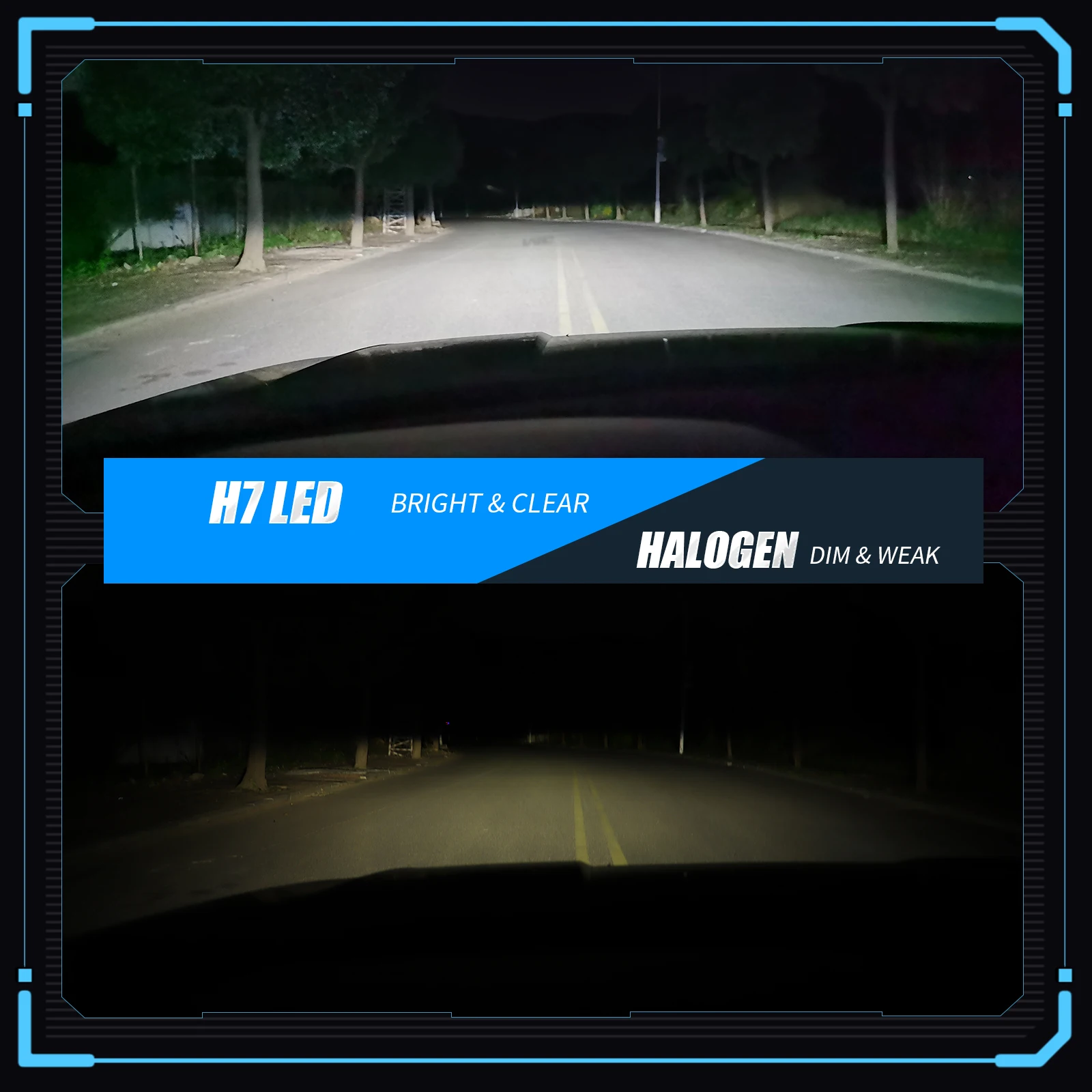 Автомобильная лампа H7 LED Mini 9005 9006 H8 H9 H11 HB3 HB4 автомобильные лампы для фар с
