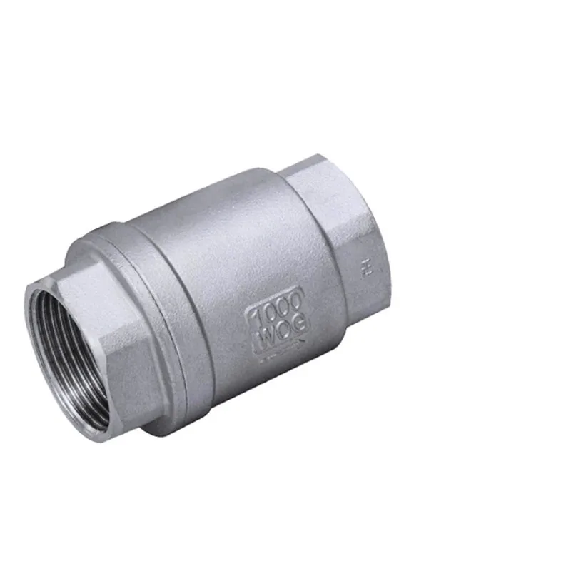

1/4” 3/8" 1/2“ 1” 3/4” 2” Stainless Steel SS304 vertical lift In Line Spring Check Valve DN8 DN10 DN15 DN20 DN25 DN32 DN40 DN50
