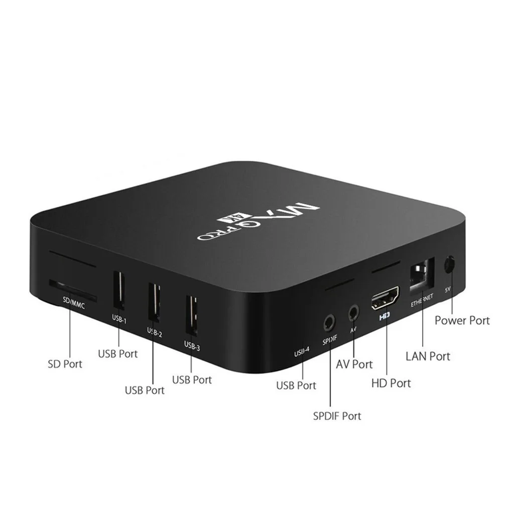 Сетевой HD-плеер приставка Android WLAN Ethernet 2 4G WIFI пульт дистанционного управления для