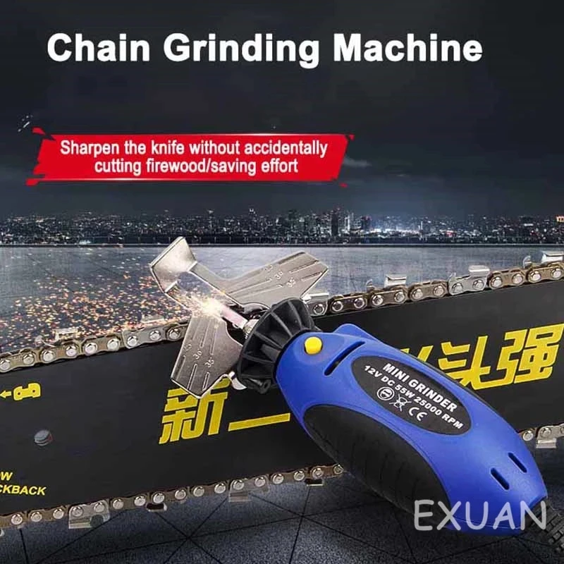 

Grinding Machine File Handheld 12V Chain Chain Grinding Machine Electric Chain Saw Gasoline Saw Electric Grinding Head