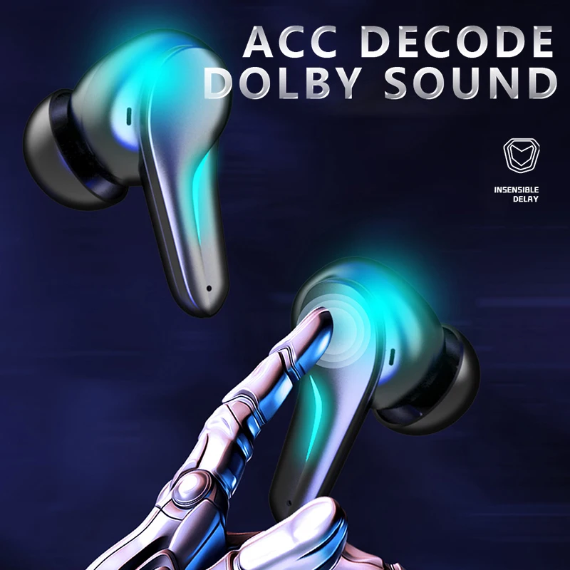 

MD188 TWS Bluetooth Earphones Stereo Wireless 5.1 Bluetooth Headphones Touch Control Noise Cancelling Gaming Headset Eardset