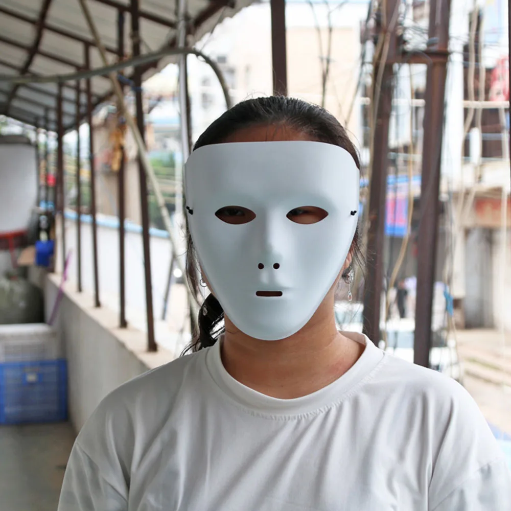 Лидер продаж забавные белые маски JabbaWockeeZ для женщин и мужчин косплея маскарадный