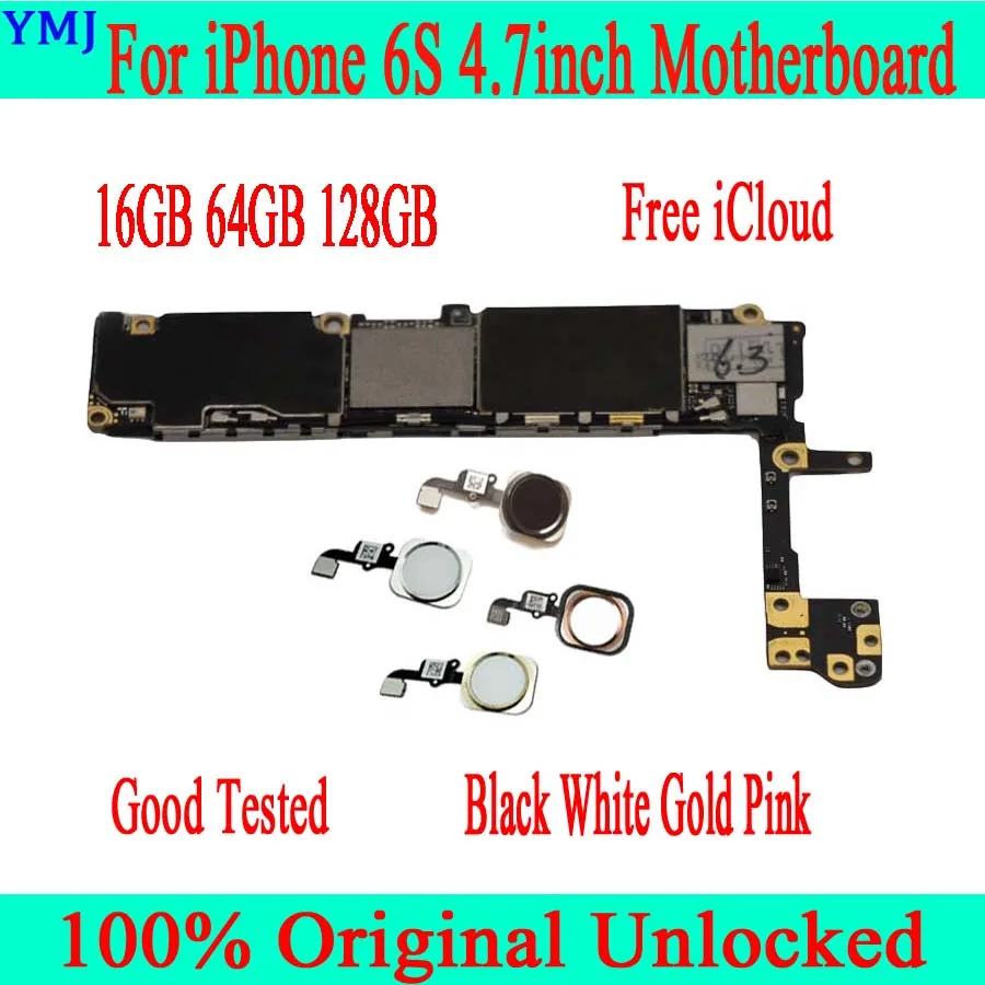 16 ГБ 64 и 128 Полный открыл для iphone 6 S материнская плата оригинальный разблокирована