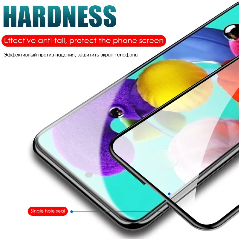 2 в 1 закаленное стекло для объектива камеры Защитное Samsung Galaxy A50 A51 A71 A30 A10 A20 A40 A60 A70
