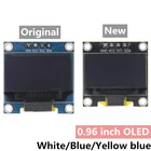 Модуль дисплея OLED для arduino oled, последовательный 4-контактный, 0,96 дюйма, белыйсинийжелтый, 128X64 12864 плата с ЖК-экраном