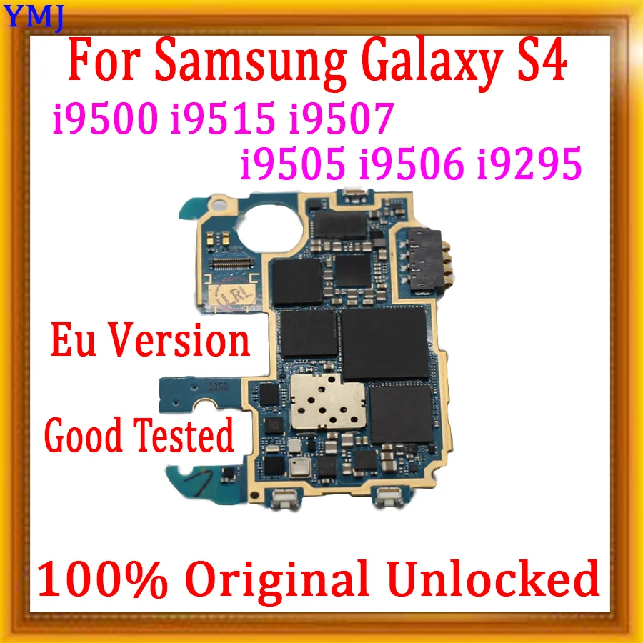 Материнская плата 16 ГБ с полными чипами для Samsung Galaxy S4 i9500 i9505 системная логическая