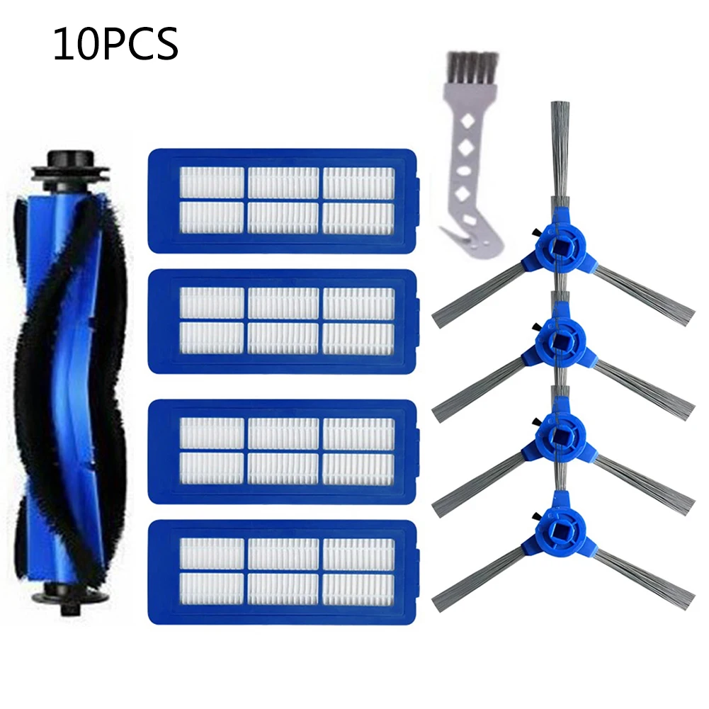 

10PC/Set Side Brush Filter For Eufy Robovac G10 Hybrid Robot Vacuum Cleaner Part Dirt Dust Debris Removing