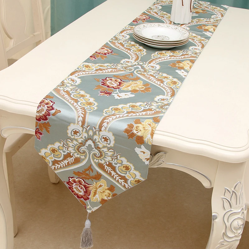 European Rectangular Table Cloth High Quality Runner Palace Pattern Tablecloth For Hotel Home Decor | Дом и сад
